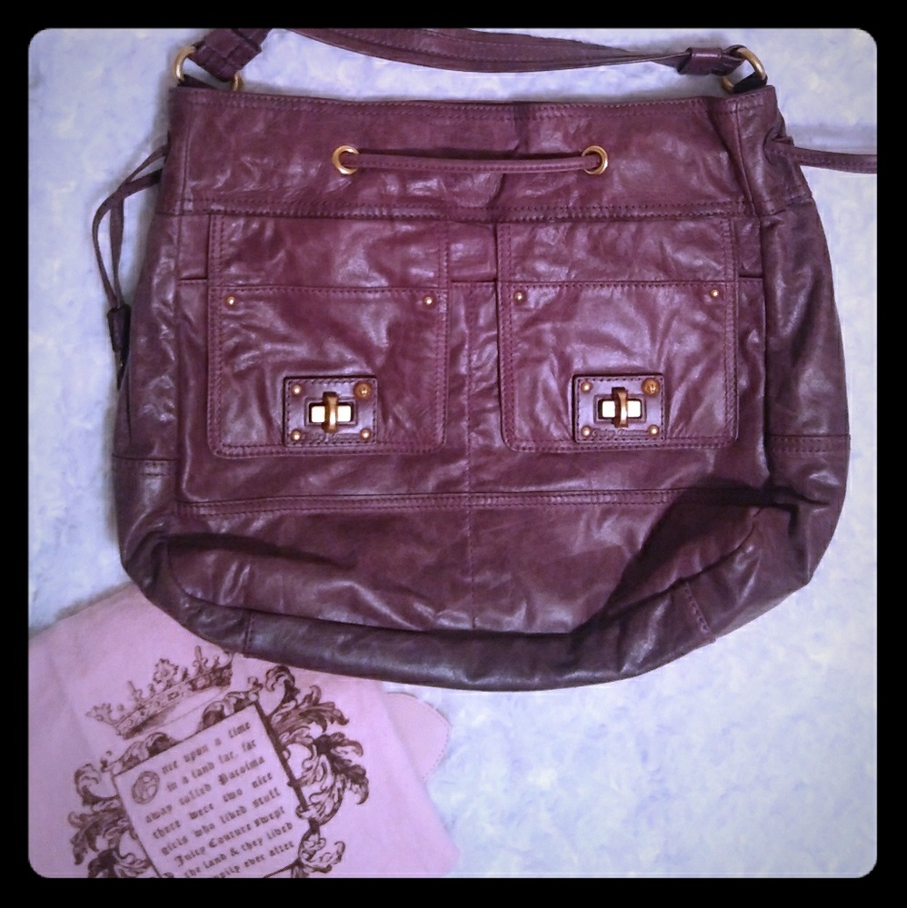 Juicy Couture leather shoulder bag